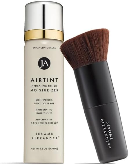 Jerome Alexander Magic Minerals AirTint Hidratante com Cor, Pacote com 2 — Medium Dark