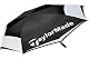 TaylorMade TM Tour Double Canopy Golfschirm in Schwarz/Weiß/Grau, 64 Zoll