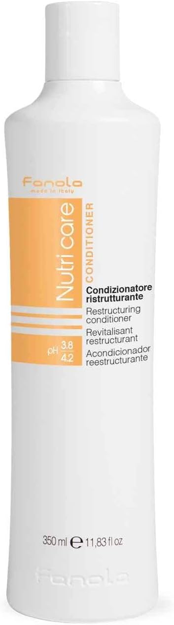 Restructuring Hair Conditioner for Women & Men - Hydrating Conditioner for Dry Hair with Argan & Linseed Oil - Repairing, Nourishing, Anti-Frizz Formula for Damaged Strands (11.83 Fl oz)