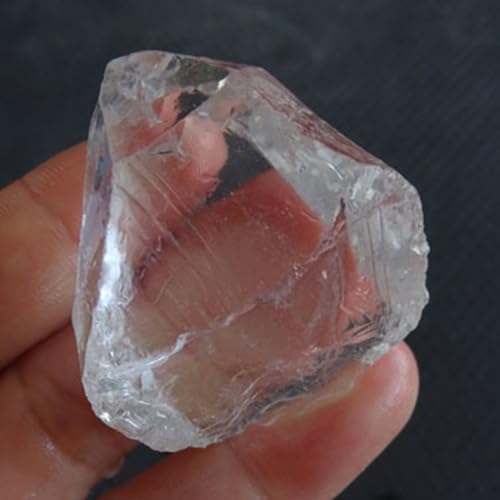Quartz clair naturel brut de 500g pour polissage et lapidaire