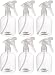 Bar5F Empty Clear Spray Bottle, 16 oz., Pack of 6