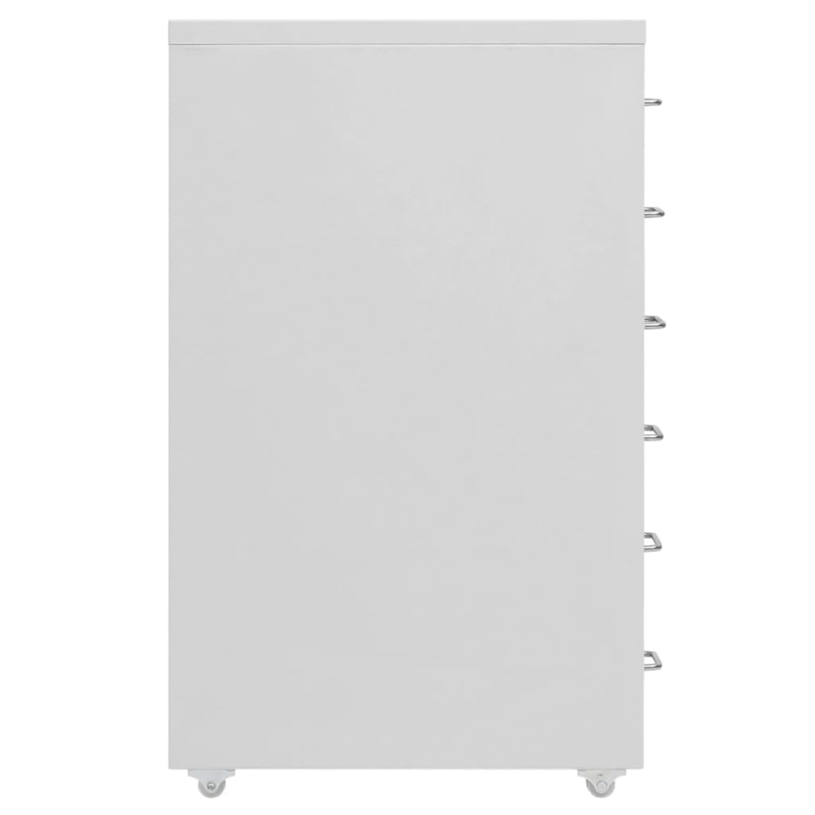 Schedario Mobile Grigio 28x41x69 cm in Metallo,Cassettiera, Mobiletto da Ufficio con Serratura,Regolabile per Cartelle Sospese, Superficie Testurizzata, per Ufficio, Studio
