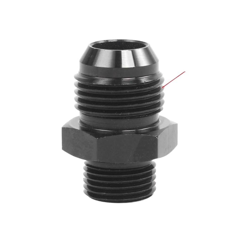 Aarawrnsx Men's Onecolor Fuel Rail Adapter Fitting 10An-18X1.5 Aluminium Black