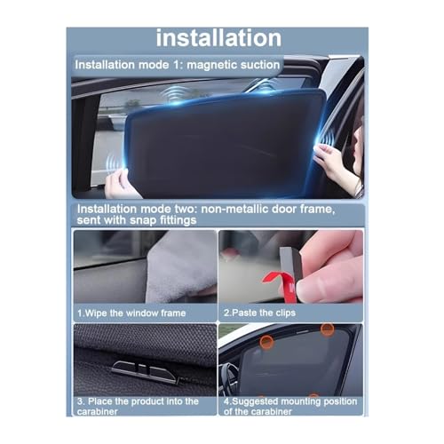 Pare-soleil Benz GLB X247 rideau isolant sur mesure premium - 5