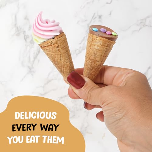 Image of Mini Ice Cream Cones, Mini Waffle Cones, Mini Sugar Cones for Cake Pops