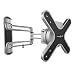 Produktbild PureMounts STYLE-23C Wandhalterung für TV Geräte mit 33-69cm, VESA: 100x100, neigbar, schwenkbar, Wandabstand: 97-423mm, max: 15kg, schwarz