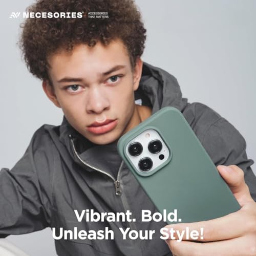 Image of Liquid Silicone Case Compatible with iPhone 15 Plus Case, Full Body Protective Cover, Shockproof, Slim Phone Case, Anti-Scratch Soft Microfiber Lining, 6.7 inch (MidninghtGreen)