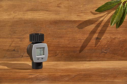 Orbit Hose End Water Flow Meter Black/Gray #TOP1