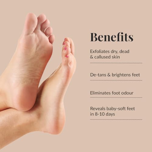 LuxaDerme Peeling & Exfoliating Foot Mask (Pack of 7)