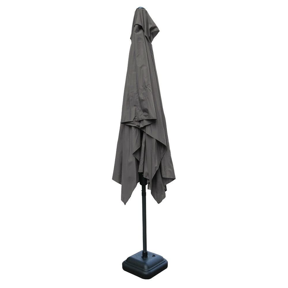 Ogród Parasol ogrodowe patio parasol na zewnątrz Słoń Słoń parasol baldachim Tilt korba 3M x 2m szary patio parasol parasol parasol sun odcienia