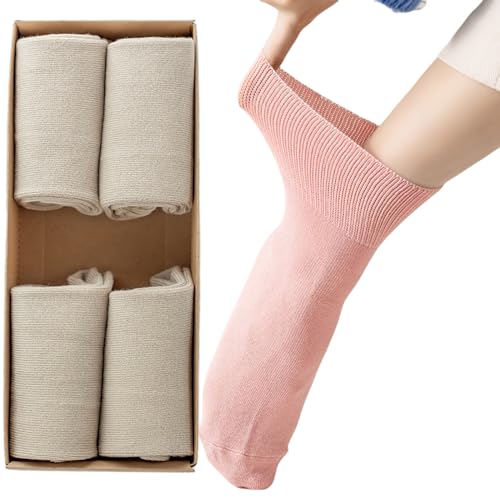 svlftecon chaussettes diabétiques femme 4 pack, Medium