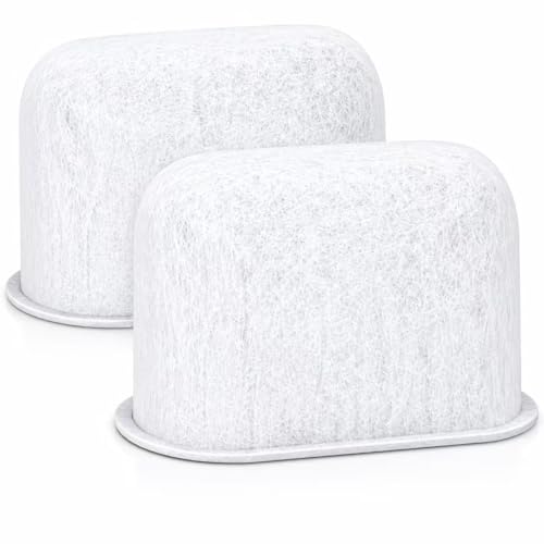 Jussming 7313285779 Charcoal Water Filter Replacement for Delonghi Coffee Machines - Activated Carbon Espresso Maker Filter (Set of 2)