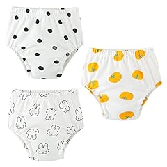 Yealoo Mutandine di Apprendimento Intimo per Bambini 3 Pezzi Pantaloni da vasino per Bambino Bambina Cotone Assorbente