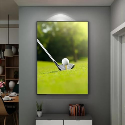 Décoration d'intérieur golf toile encadrée idée cadeau salon