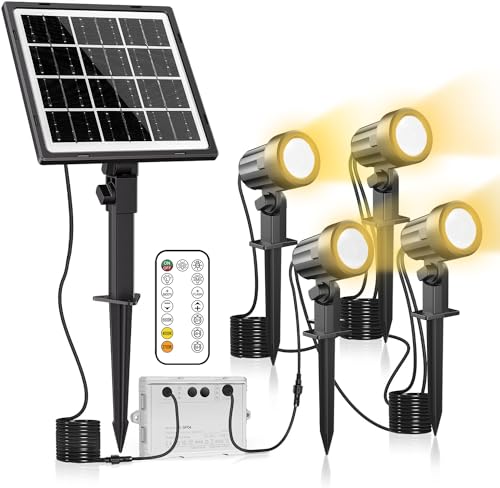 MEIKEE 【2025年改良 3種類色温度 3段階輝度 リモコン操作】ソーラー...