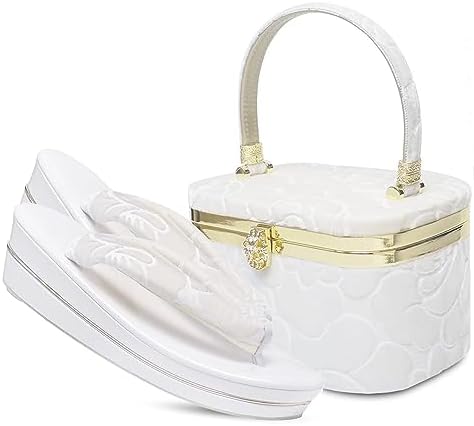 Amazon.co.jp: [NISHIORI] ふんわりベロア 振袖用 草履 バッグ セット