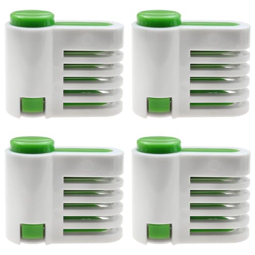safycaby 4PCS DIY Cake Slicer Cake Layer Slicer 5 Layers Cake Leveler Kitchen Fixing Tools for Bread Toast and Cakes (Green)
