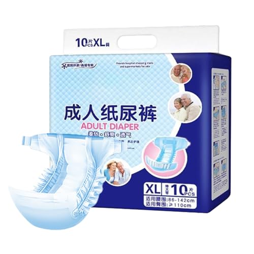 Calzoncillos para adultos, pañales para adultos con máxima absorción, pañales absorbentes a prueba de fugas para una máxima protección, ropa interior protectora segura, suave, transpirable para
