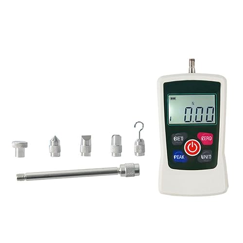 Digital Force Gauge Push and Pull Tester of 4 Measurement Units, High Accuracy Gauge Tester with 3 Measurement Modes for Electronic Appliances,