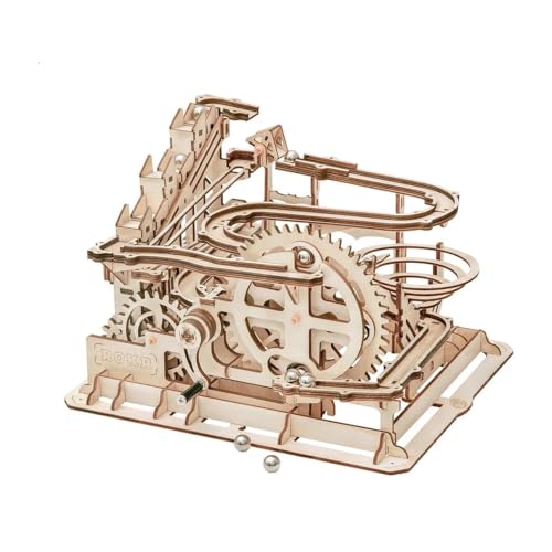 Maquette bois 3D de précision mécanique haut de gamme style rétro ingénierie