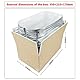 Thermo Chill Doppelt isolierter Karton mit Folie isoliert Tasche Liner, kalte Versandkarton für gefrorene Lebensmittel, Kühler Umzugskarton für den Postversand, kleine Pakete 340x200x145 mm (5 Stück)
