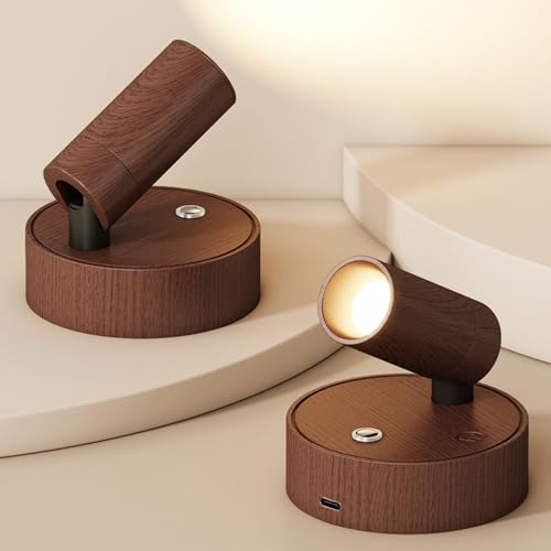 Apliques de pared LED modernos con ajuste táctil regulable y rotación de 350 grados