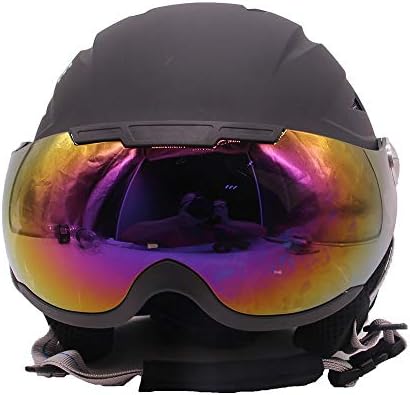 Sport Tent Kids Ski Helmet Visor Adult Snowboard Helmets Visor Ski Snow Snowboard Skate Helmet With Removable Polarized Goggles