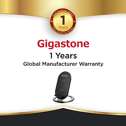 Gigastone Wireless Charging Station [Dual Coil Stand],10w Fast Wireless  Charger Stand, compatible with iPhone 14/13/12/11/Pro/Max/X/Xs/XR/ 8/8 Plus