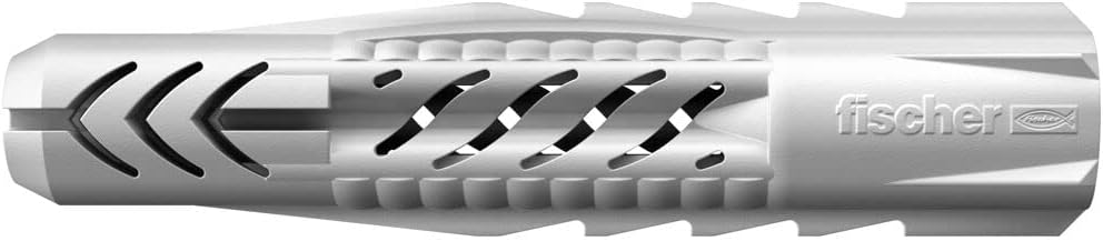 Universal dowels UX 8 x 50, Box of 100 Nylon dowels, All-Purpose dowels Without Edge, for Optimal Hold When Fixing in Concrete, plasterboard, Sand-Lime Perforated Brick and Much More.