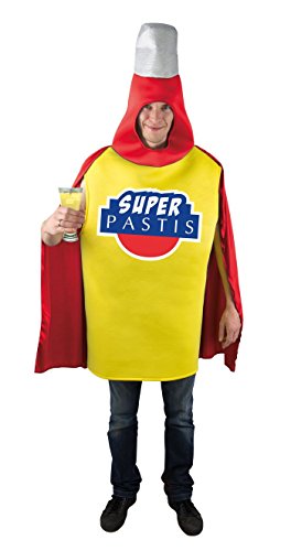 P'tit Clown - 46052 - Costume Adulte Super Pastis - Taille Unique