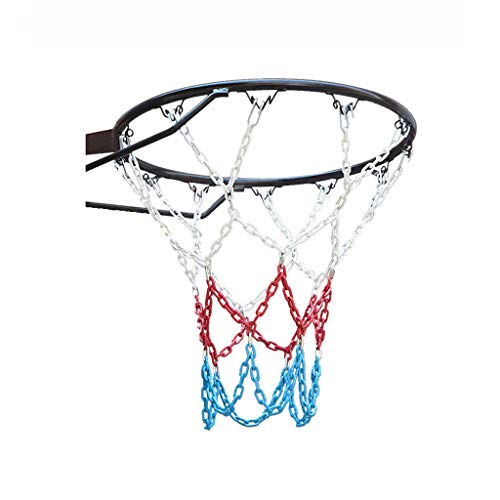 XingLi Outdoor, Indoor Basketball Net, Iron Chain Basketball Net Professional Standard Heavy-Duty Galvanized Basketball Net