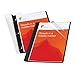 Office Depot Linen Clear-Front Report Covers, Black, Pack of 5, OD50406