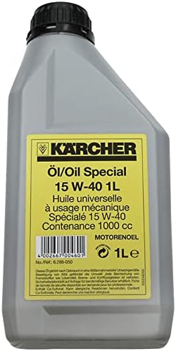 Karcher 6.288-050.0 Pump Oil, Synthetic 15W40 1 Liter