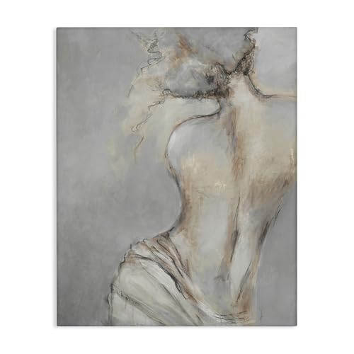 Stupell Industries Traditional Portrait Nude Woman Baroque Painting Canvas Wall Art, Design By Liz Jardine