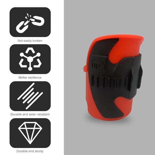 Image of 2 PCS Motorcycle Front Shock Absorber Oil Seal Cleaner Tool, 2.16 inch x 2.16 inch x 2.59 inch Inverted Front Fork Mud Scraper, ABS Plastic Repair Parts, Universal for Motorcycle Off-road Vehicle (Black)