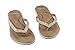 Price comparison product image PRO 11 WELLBEING Orthotic Flip Flops with Arch Support (40 EU, Tan/White)
