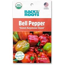 Back to The Roots 100% Organic Seed Packet - Bell Pepper 'Sweet Keystone Giant' 140mg