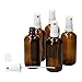 Produktbild MamboCat 5tlg.-Set Miniaturflaschen mit Sprühkopf 100 ml I Sprühflaschen aus Braunglas I Zerstäuber I Apothekerfläschen I UV-geschützte Medikamenten-Aufbewahrung I Wiederverwendbar