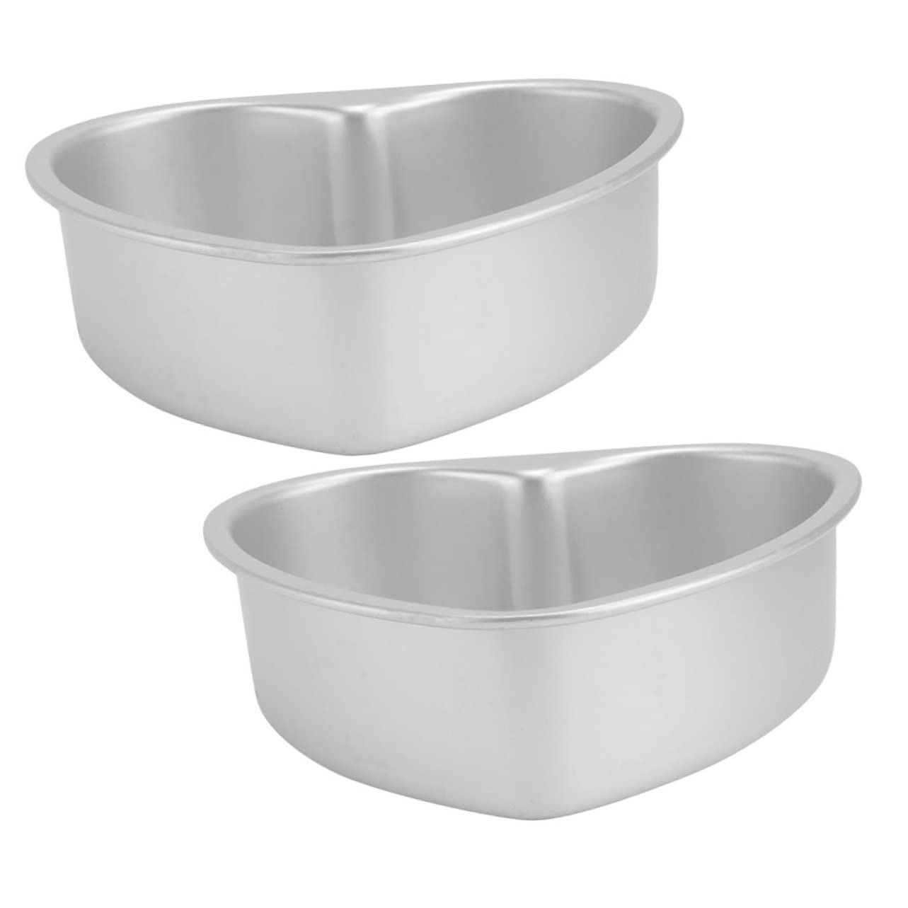 PRETYZOOM 8pièces Moules à Gâteau Métal Forme De Cœur De Moules Antiadhésifs Pour Pâtisserie Outils De Cuisson Idéaux Pour Gâteaux Et Desserts