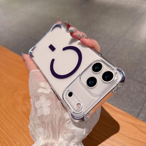 Coque antichoc iPhone 16 Plus transparente avec charge magnétique
