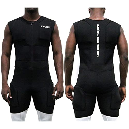 Powerhandz Powersuit Full Body Resistance Weighted Workout Equipment - 10 Lbs For Men And Women Athletes Of All Levels- Large #TOP1