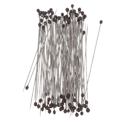 ROMISBABA - ROMISBABA 100 Pièces Lot de Épingles Entomologie Acier Inoxydable Aiguilles Fines pour Fixation d'Insectes Kit de Montage pour Spécimens Outils de Dissection de Laboratoire Scolaire