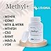 LIFEDNA Methyl + Methylfolate - Methylated Folate Vitamins Active 5-MTHF TMG Optimized Homocysteine, Brain, Cardiovascular Highly Bioavailable, MTHFR Supplement