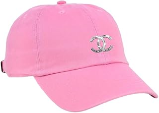 كاب بينك للرجال والنساء مع حماية من الشمس، قبعة رياضية باشكال مميزة ولوجو سيلفار.، زهري