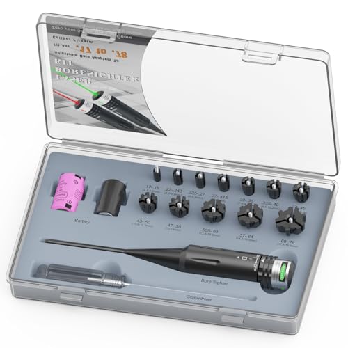 Boolit Eye Professional Laser Bore Sight Kit For Multiple Caliber With Switch...