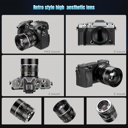 7Artisans 50mm F1.2 for Z-Mount Objetivo, APS-C Enfoque Manual, Compatible con Nikon Z-Mount ZFC,Z50,Z30 - imagen 8