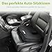 feela.® Orthopädisches Autositzkissen [3 Härtegrade] TESTSIEGER – Keilkissen für Autos – Besserer Sitzkomfort und Entlastung des Steißbeins – Autositz-Sitzerhöhung, Fahrersitzkissen (Medium)