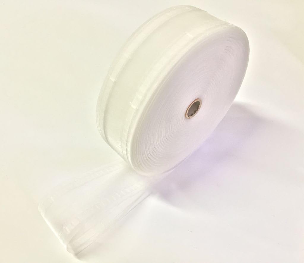 Fettuccia Per Tende A Onde Wave 6cm 8cm Nastro Trasparente Per Riloga Nastri X Orli Tende Da Interni Con Tasche Per Tende Con Fettuccia onda (20 metri)