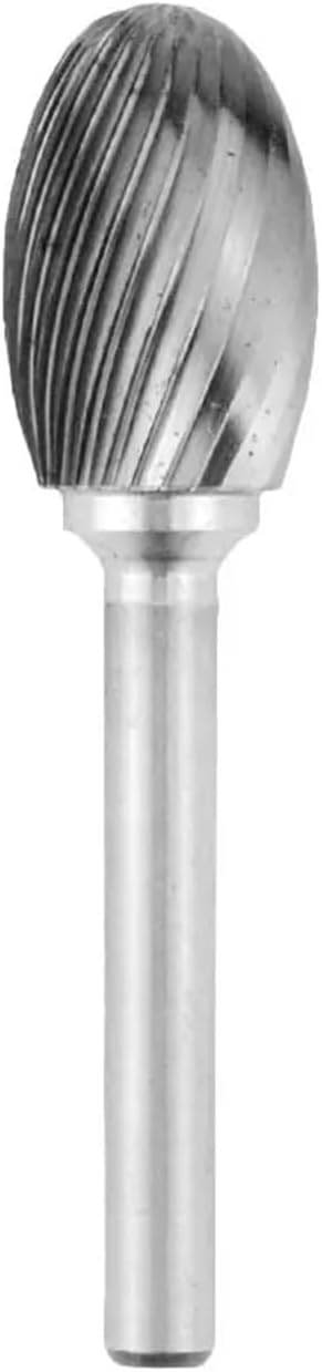 E-Type Alloy Rotary File Elliptical Double Thread Tungsten Steel Grinding Head Milling Cutter 1Pcs(E1625M06)