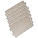 MOVKZACV, 5 piastre per forno a microonde e forno a microonde, per apparecchi per forno a microonde, piastre per guida d'onda, 10,7 x 6,4 cm (lunghezza x larghezza), 0,4 mm (spessore)